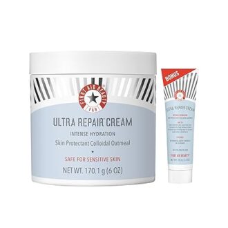 First Aid Beauty Ultra Repair Cream Intense Hydration Moisturizer for Face and Body