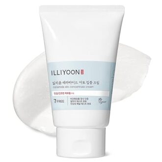 Illiyoon Ceramide Ato Concentrate Cream(200ml, 6.76 Fl Oz), Korean Moisturizer for Dry & Sensitive Skin