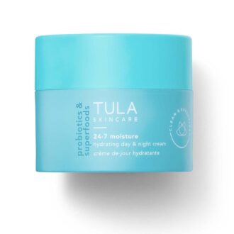 TULA Skin Care 24-7 Hydrating Day & Night Cream - Anti-Aging Moisturizer for Face, Contains Watermelon & Blueberry Extract, 1.5 oz