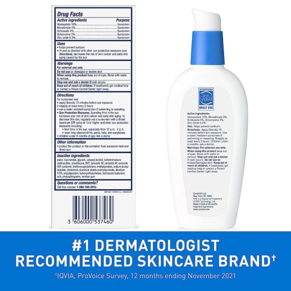 CeraVe AM Facial Moisturizing Lotion with SPF 30 - Image 2