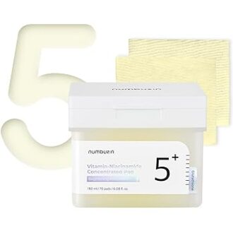 numbuzin No.5+ Niacinamide Concentrated Toner Pad