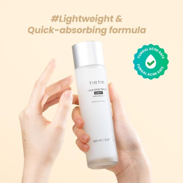 TIRTIR Milk Skin Toner | Instant Hydration with 4% Niacinamide, Pore-Tightening, Vegan Toner - Image 2