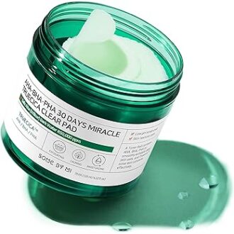 SOME BY MI AHA BHA PHA 30 Days Miracle Truecica Clear Pad - 70 Pads, 4.22Oz -