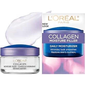 L’Oréal Paris Collagen Daily Face Moisturizer, Reduce Wrinkles, Face Cream 1.7 oz