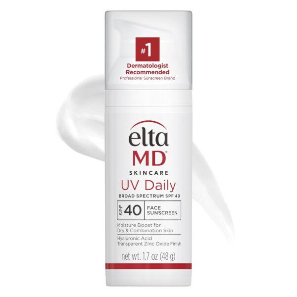 EltaMD UV Daily Face Sunscreen with Zinc Oxide, SPF 40