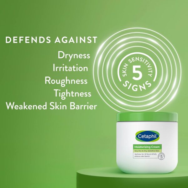 Cetaphil Body Moisturizer, Hydrating Moisturizing Cream for Dry to Very Dry, Sensitive Skin - Image 2
