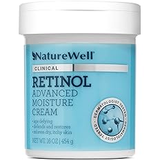 NATURE WELL Clinical Retinol Advanced Moisture Cream for Face, Body, & Hands, Anti Aging