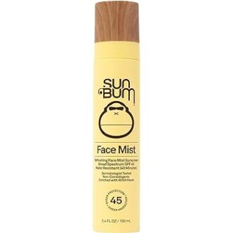 Sun Bum Original SPF 45 Sunscreen Face Mist | Vegan and Hawaii 104 Reef
