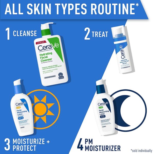 CeraVe AM Facial Moisturizing Lotion with SPF 30 - Image 5