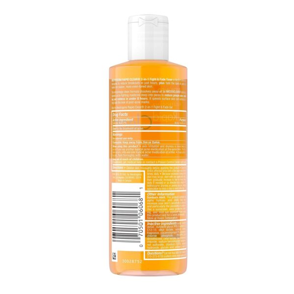 Neutrogena Rapid Clear 2-in-1 Fight & Fade Acne Toner, 8 Fl. Oz. - Image 3