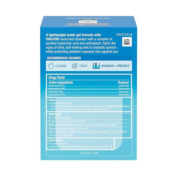 Neutrogena Hydro Boost Face Moisturizer with SPF 25, Hydrating Facial Sunscreen, Oil-Free and Non-Comedogenic Water Gel Face Lotion 1.7 oz - Image 5