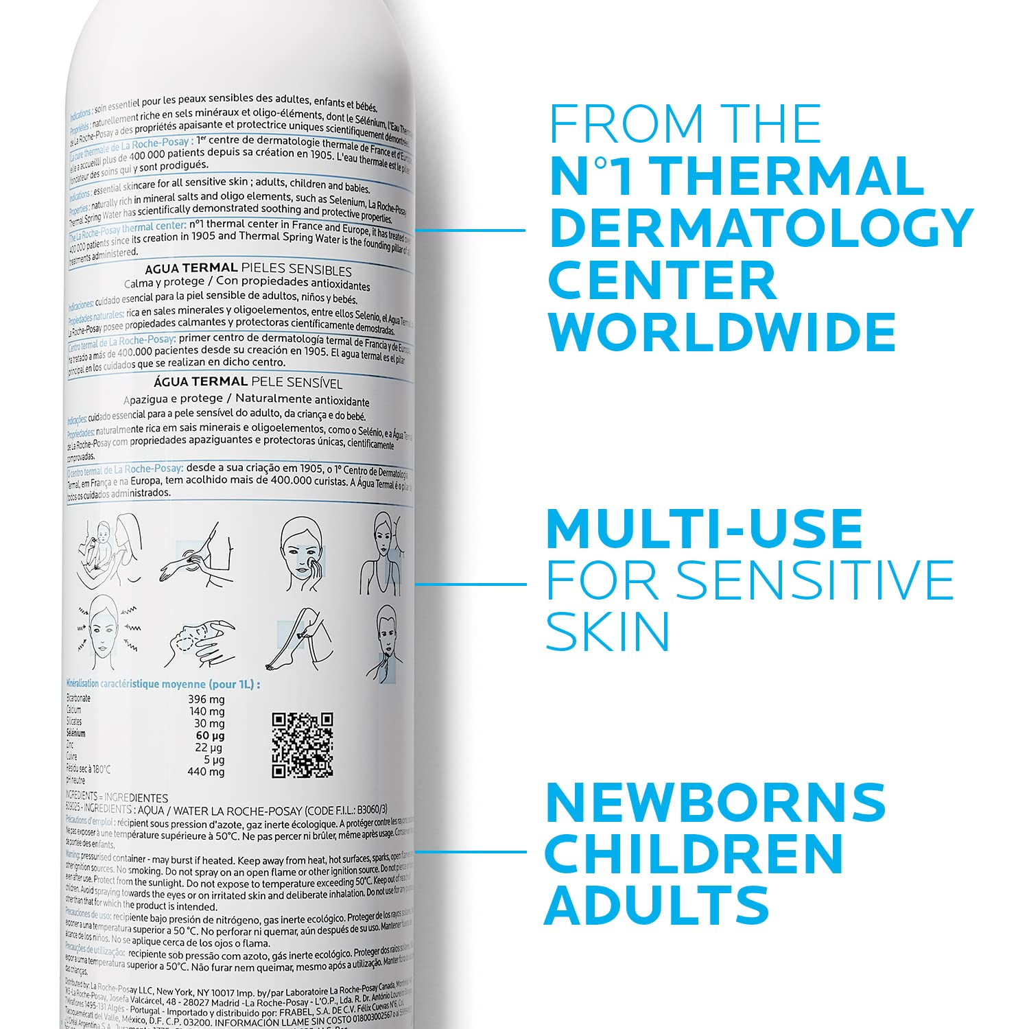 La Roche-Posay Thermal Spring Water, Face Mist Hydrating Spray with Antioxidants to Hydrate and Soothe Skin, Facial Spray, 10.1 Ounce - Image 5