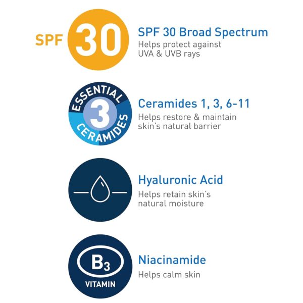 CeraVe AM Facial Moisturizing Lotion with SPF 30 - Image 6