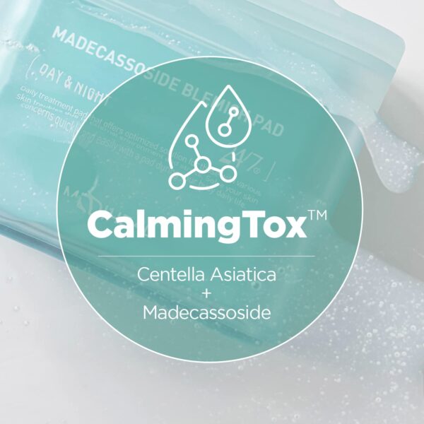 MEDIHEAL Madecassoside Cotton Facial Pads - Toner Pads with Centella Asiatica to Improve Uneven Skin Tone - Image 4