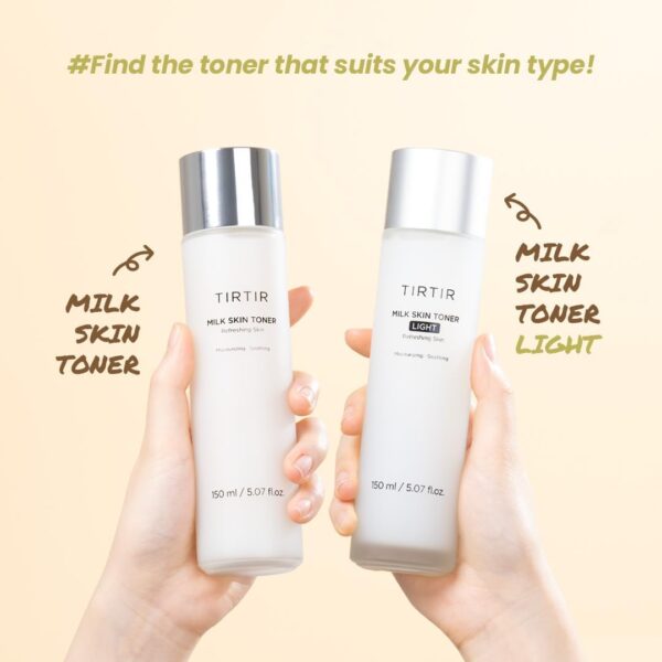TIRTIR Milk Skin Toner | Instant Hydration with 4% Niacinamide, Pore-Tightening, Vegan Toner - Image 6