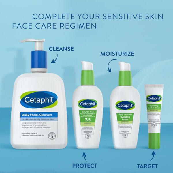 Cetaphil Face Moisturizer, Daily Oil Free Facial Moisturizer with SPF 35 - Image 6
