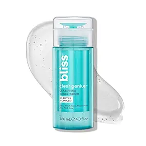 Bliss Clear Genius Clarifying Toner + Serum - 4.3 Fl Oz -
