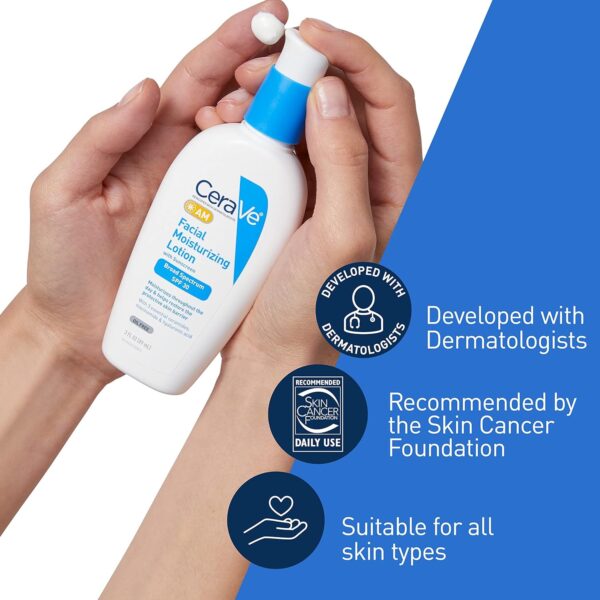 CeraVe AM Facial Moisturizing Lotion with SPF 30 - Image 4