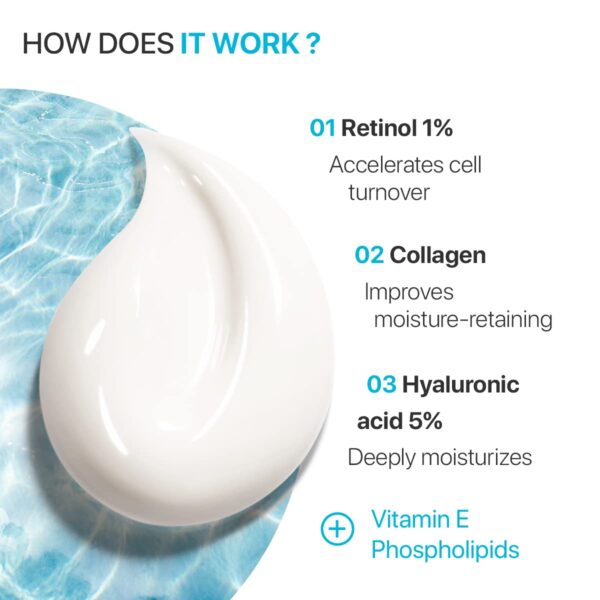 Face Moisturizer Retinol Cream, Anti Aging Collagen Cream for Women & Men, - Image 6