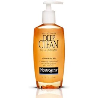 Neutrogena Deep Clean Daily Facial Cleanser with Beta Hydroxy Acid for Normal to Oily Skin