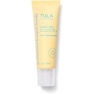 TULA Daily SPF 30 Sunscreen Gel - Broad Spectrum, Non-Greasy, Reef-Safe with Blue Light & Pollution Protection