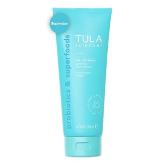 TULA Skin Care Cult Classic Purifying Face Cleanser - Supersize, Gentle and Effective Face Wash,