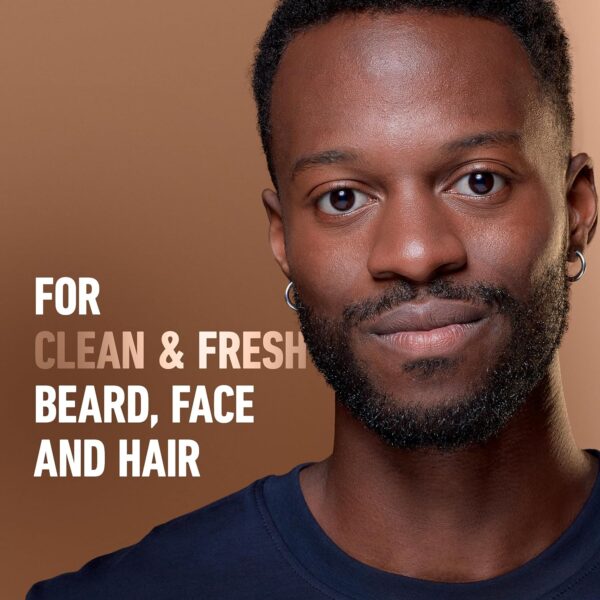 King C. Gillette Beard Wash, Mens Face Wash, 11 oz, Infused with Argan Oil and Avocado Oil to Cleanse Hair and Skin - Image 2