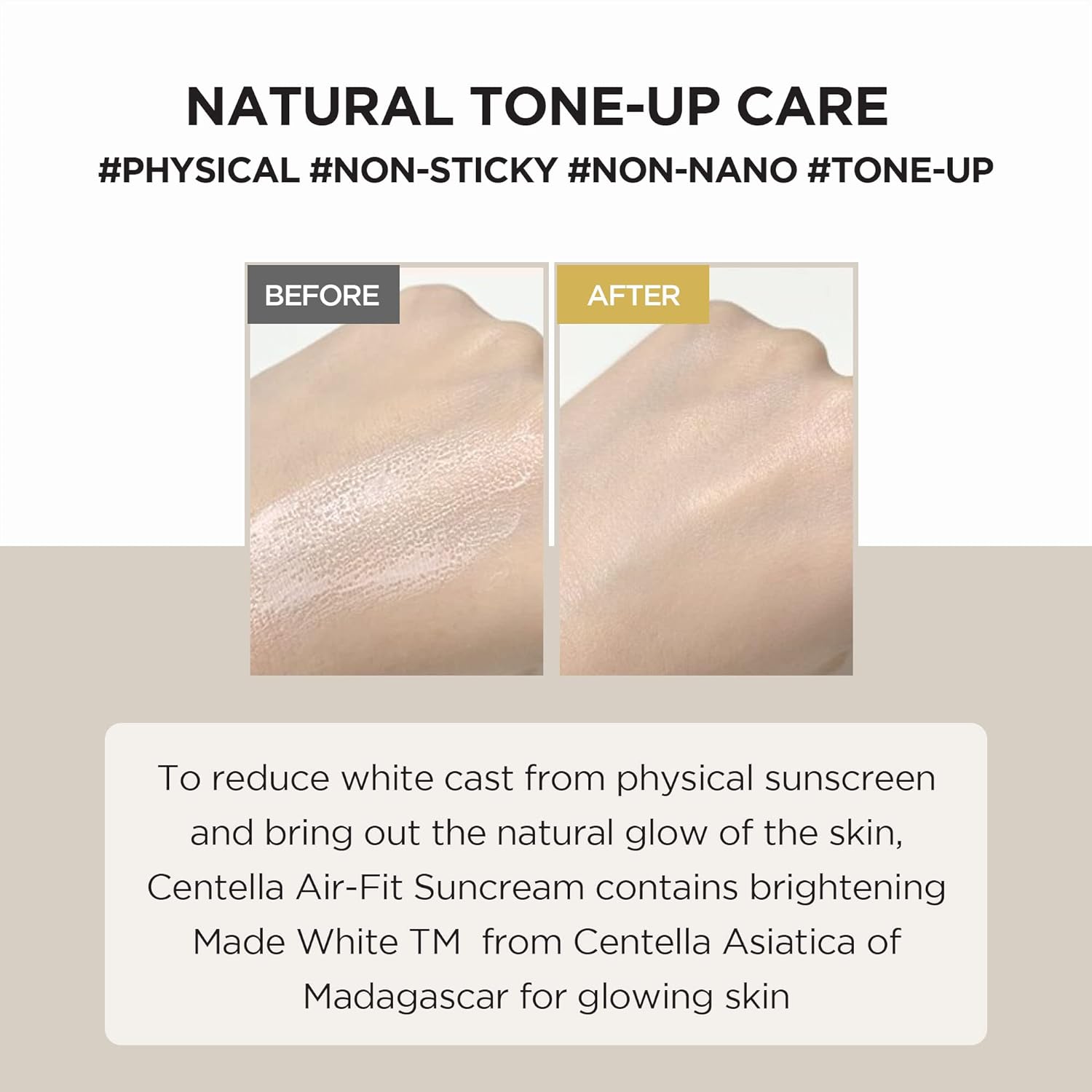 SKIN1004 Madagascar Centella Air-fit Suncream Plus 1.69 fl. oz (50ml) - Image 3