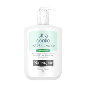 Neutrogena Ultra Gentle Hydrating Facial Cleanser, Non-Foaming Face Wash for Sensitive Skin,