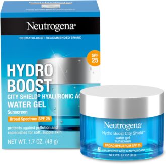 Neutrogena Hydro Boost Night Moisturizer for Face, Hyaluronic Acid Facial Serum for Dry Skin, Oil-Free and Non-Comedogenic, 1.7 oz