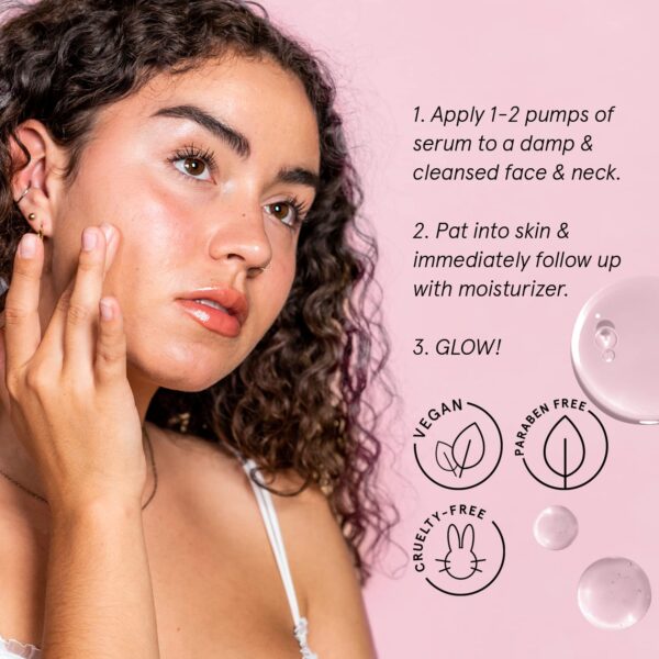 Grace & Stella Hyaluronic Acid Serum for Face - 50ml, Anti-Aging Serum with Hydrating and Brightening Properties, Vegan and Paraben-Free - Image 4
