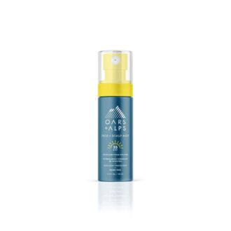 Oars + Alps Face and Scalp Mist SPF 35 Sunscreen, Protects from Blue Light, Summer Splash Scent, Water and Sweat Resistant, Travel Size, 1.5 Fl Oz