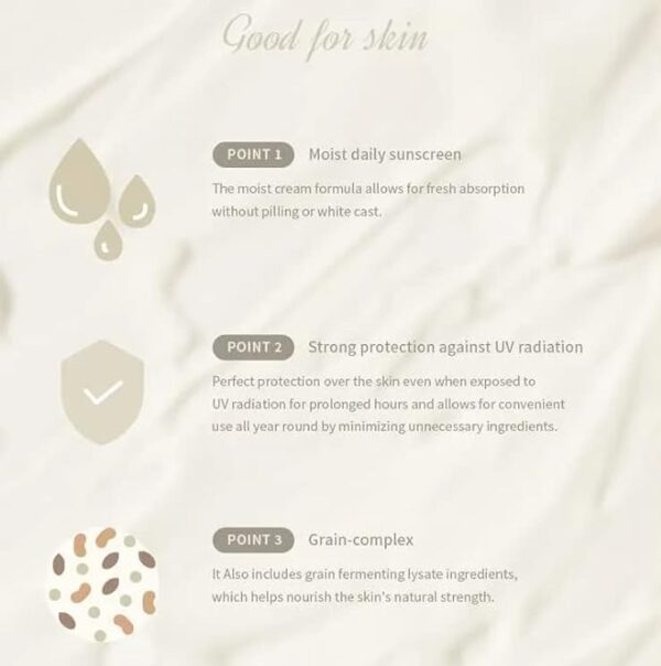 Relief Sun Organic Sunscreen SPF50,+PA++++ Rice and Probiotics | Korean Skin Care Solution for All Skin Types | Nourishing Skin Protection and UV Defense - Image 4