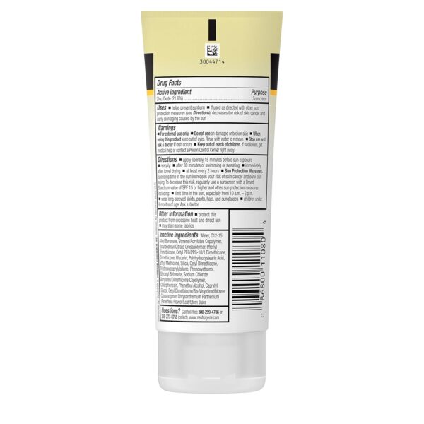 Neutrogena Sheer Zinc Oxide Dry-Touch Face Sunscreen with Broad Spectrum SPF 50, Oil-Free, Non-Comedogenic & Non-Greasy Mineral Sunscreen, 2 fl. oz - Image 4