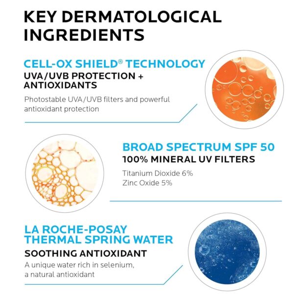 La Roche-Posay Anthelios Mineral Ultra-Light Face Sunscreen SPF 50, Zinc Oxide Sunscreen for Face, 100% Mineral Sunblock, - Image 4