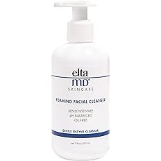 EltaMD Foaming Facial Cleanser, Gentle Foaming Face Wash and Makeup Remover, Oil Free Face Wash, 7 oz Pump