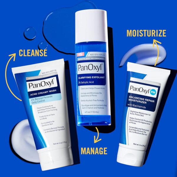 PanOxyl Clarifying Exfoliant with 2% Salicylic Acid, BHA Liquid Exfoliant for Face, - Image 6
