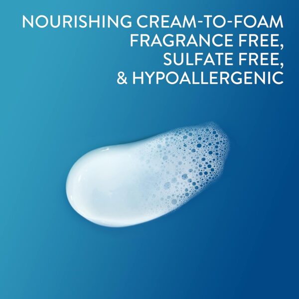 Cetaphil Cream to Foam Face Wash, Hydrating Foaming Cream Cleanser, 16 oz, - Image 5