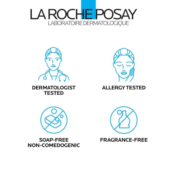 La Roche-Posay Effaclar Purifying Foaming Gel Cleanser for Oily Skin, pH Balancing Daily Face Wash, Oil Free and Soap Free, 13.52 Fl Oz (Pack of 1) - Image 5