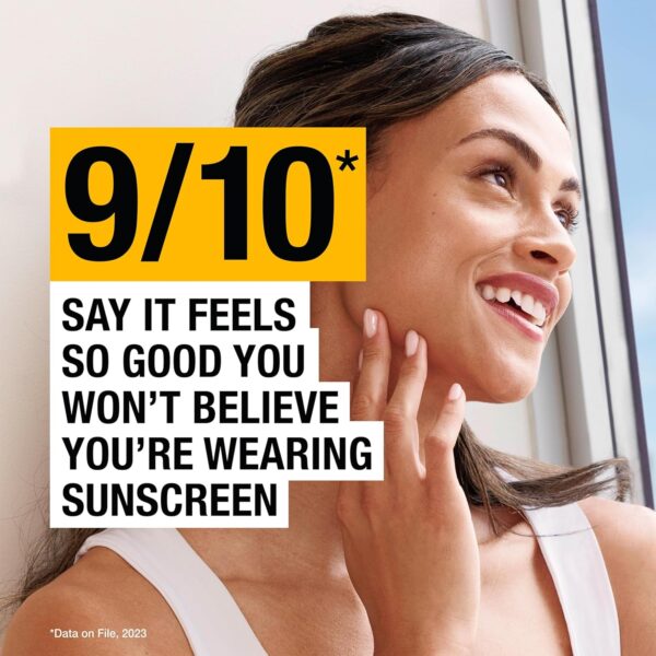 Neutrogena Invisible Daily Defense Face Sunscreen + Hydrating Serum with Broad Spectrum SPF 60 & Antioxidants to Help Skin Glow, Oil-Free, Fragrance Free, 1.7 fl. oz - Image 6