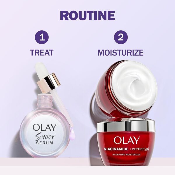 Olay Super Serum 1.0 oz with Niacinamide, Vitamin C, Collagen Peptide, AHA, and Vitamin E - Image 6