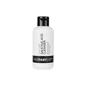 The INKEY List Salicylic Acid Cleanser, Face Wash for Blemishes, Blackheads, Oily Skin and Breakouts, Non-Drying Facial Cleanser Safe for All Skin Types, 5.0 fl oz