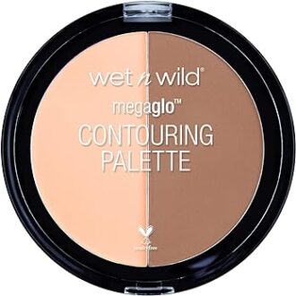 wet n wild MegaGlo Contour Palette, Dulce De Leche | Contouring Powder Face Kit | Flawlessly Sculpted Face