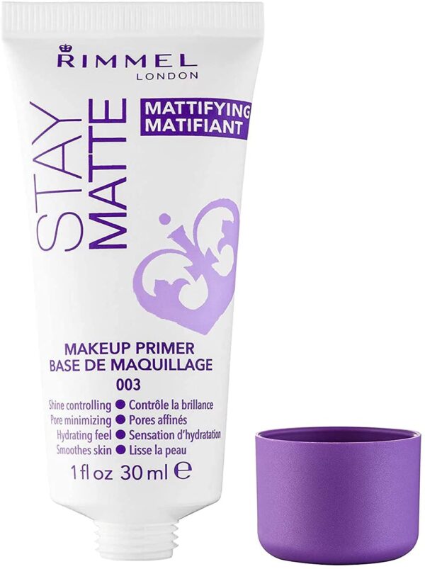 Rimmel London Stay Matte - 003 - Primer, Ultra-Lightweight, Controls Shine, Doesn’t Feel Greasy, 1oz - Image 3