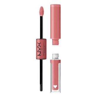 NYX PROFESSIONAL MAKEUP Shine Loud, Long-Lasting Liquid Lipstick with Clear Lip Gloss - Cash Flow (Light Dusty Rose)