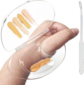 Makeup Mixing Palette Can Store Liquid Foundation, Hold Acrylic Palette, Art Nail Palette, Pigment Transparent Makeup Palette For Foundation Make-up