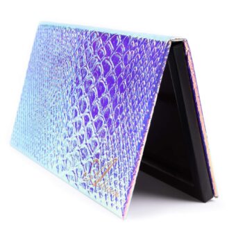 Magnetic Palette Mermaid Empty Makeup Palette with Mirror and 20Pcs Adhesive Empty Palette Metal Stickers for Eyeshadow Lipstick Blush Powder