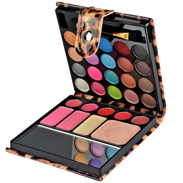 Professional Makeup Kit Eyeshadow Palette Lip Gloss Blush Concealer,29 Color - Image 3