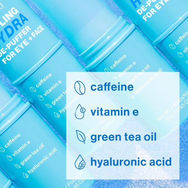 wet n wild Cooling Hydra De-Puffer, Soothing Stick with Vitamin E & Caffeine, Instant Skin Refreshments For All Skin Types, Vegan & Cruelty-Free - Image 3