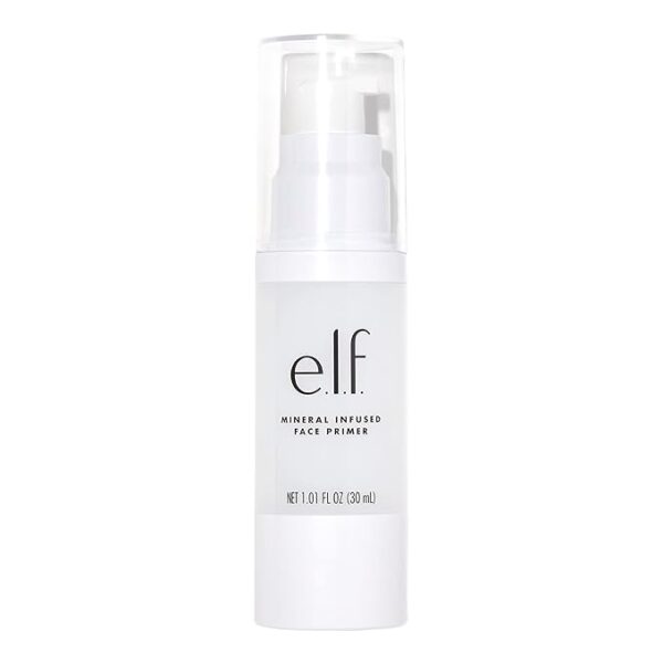 e.l.f. Mineral Infused Face Primer, Primer For A Smooth Foundation Base, Fills In Fine Lines & Refines Complexion, Vegan & Cruelty-free, Large - Image 3
